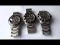 3 Steinhart Divers Watches. OVM & Ocean one Red are V2 The Ocean One Vintage is V1