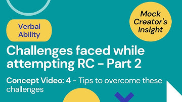 Tips For Solving the RCs challenges P2| Major Hurdles in RCs| CAT Reading Comprehension|Priyasha Das