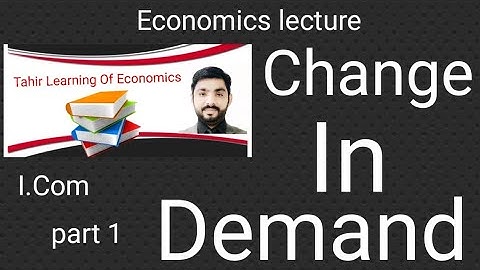 Economics lecture: change in demand lecture by sir Tahir Urdu and hindi
