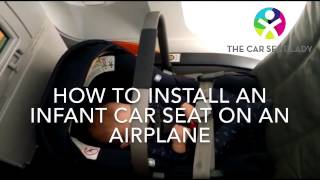 Install An Infant Car Seat On A Plane, Is Cybex Car Seat Airline Approved