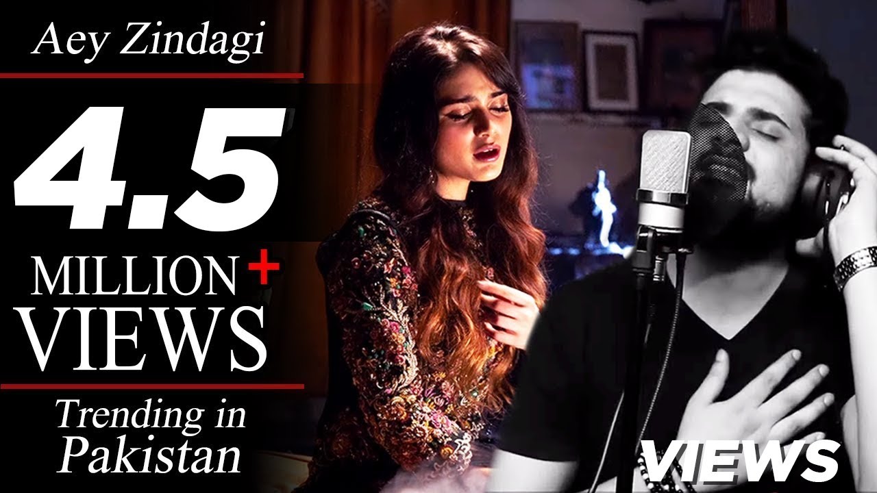 Aima Baig and Nabeel Shaukats Biggest Romantic Hit of 2019  Aey Zindagi  Desi TV  C1 Shorts