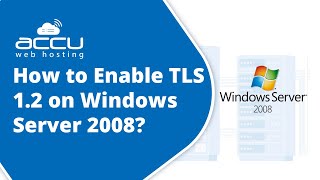 How to enable TLS 1 2 on Windows Server 2008?