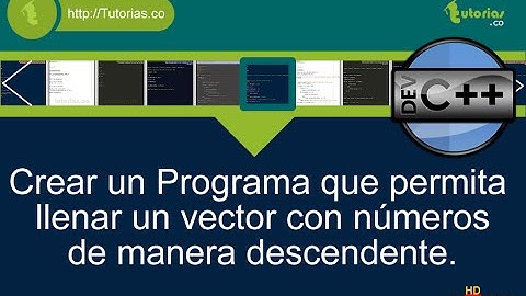 arrays – visual c++ (llenar vector datos descendentemente)
