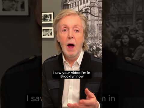 And Adrienne from Brooklyn if you are listening, Paul McCartney from Liverpool loves you too ❤️