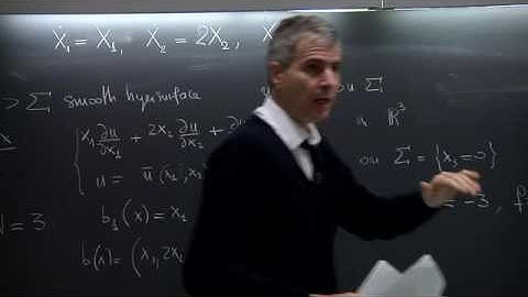 Partial Differential Equations - Giovanni Bellettini - Lecture 03
