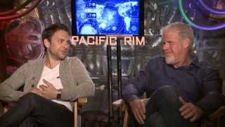 The Rockman Review Pacific Rim Interview With Ron Perlman And Charlie Day