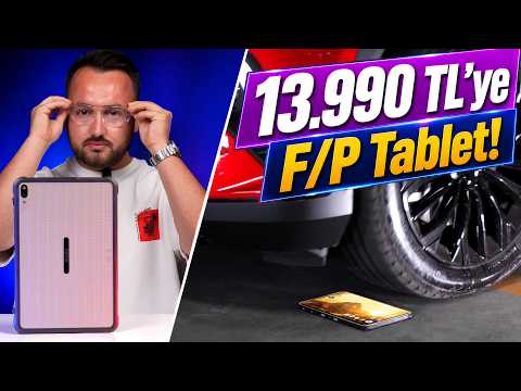 I performed a durability test on a tablet priced at 13,990 TL!