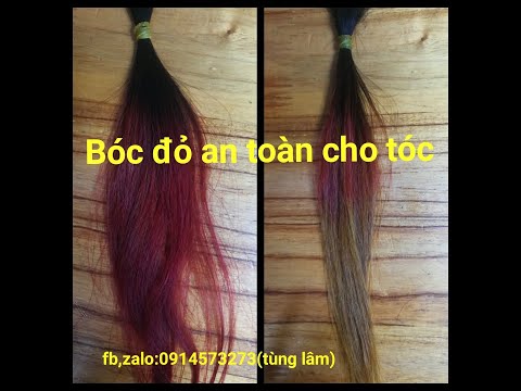 Hướng dẫn bóc đỏ kim loại đơn giản không hại tóc