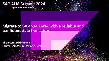 Migrate to SAP S/4HANA with a reliable and confident data transition