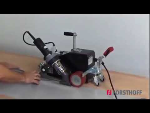 Автоматична машина за заваряване на винили - Brezent Industry - YouTube