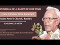 FUNERAL OF A SAINT OF OUR TIME || Late ➕Father Stan Swamy➕