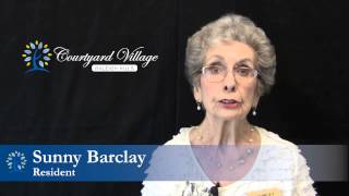 A Courtyard Village at Raleigh Hills Testimonial - Sunny Barclay
