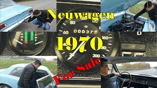 Klappt Diesmal Die Testfahrt? 1970 Opel Rekord C Als Neuwagen Zu Verkaufen!