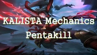 Kalista mechanics pentakill from Skou