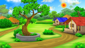 Background Design For Cartoon Animation In Photoshop | #photoshop #cartoon #background #digitalart