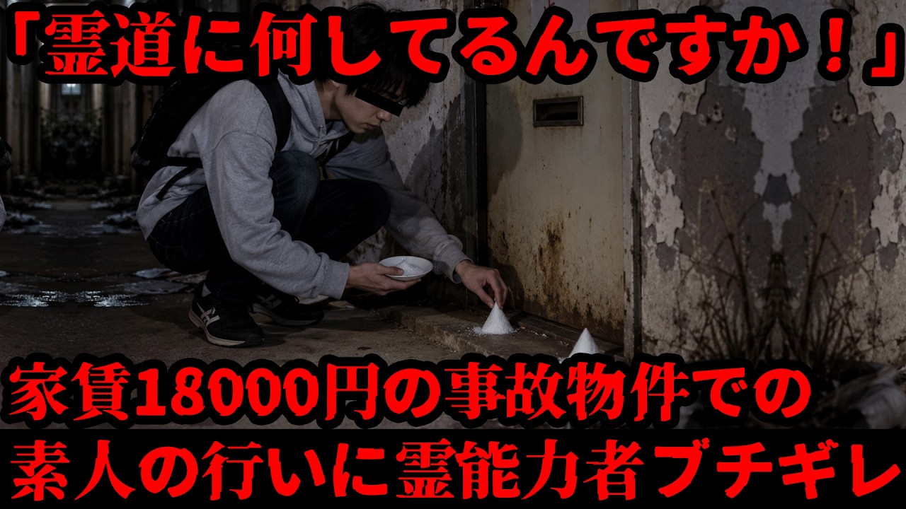 【怖い話】大島てるにも掲載されない家賃18,000円の事故物件で「絶対にしてはいけないこと」をやったら…