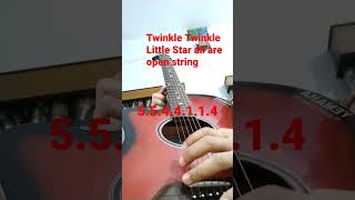 TWINKLE TWINKLE LITTLE STAR#GUITAR TUTORIAL#YOUTUBESHORT#SUBSCRIBE AND LIKE @HATKE GUITAR MAN