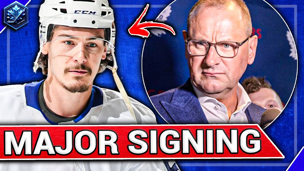 BREAKING: Leafs make SNEAKY signing... This has SERIOUS implications ...