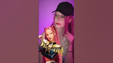 Thumbnail of K-pop Demon Hunters singing Golden #kpopdemonhunters #kpdk #cosplays #shorts #yt