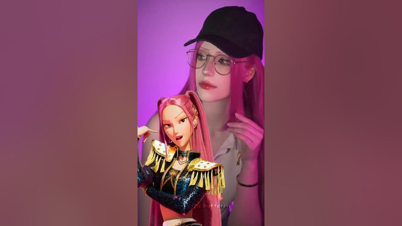 K-pop Demon Hunters singing Golden #kpopdemonhunters #kpdk #cosplays #shorts #yt