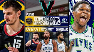 Denver Nuggets vs Minnesota Timberwolves  Game 2 | LIVE Reaction | Scoreboard | Play By Play