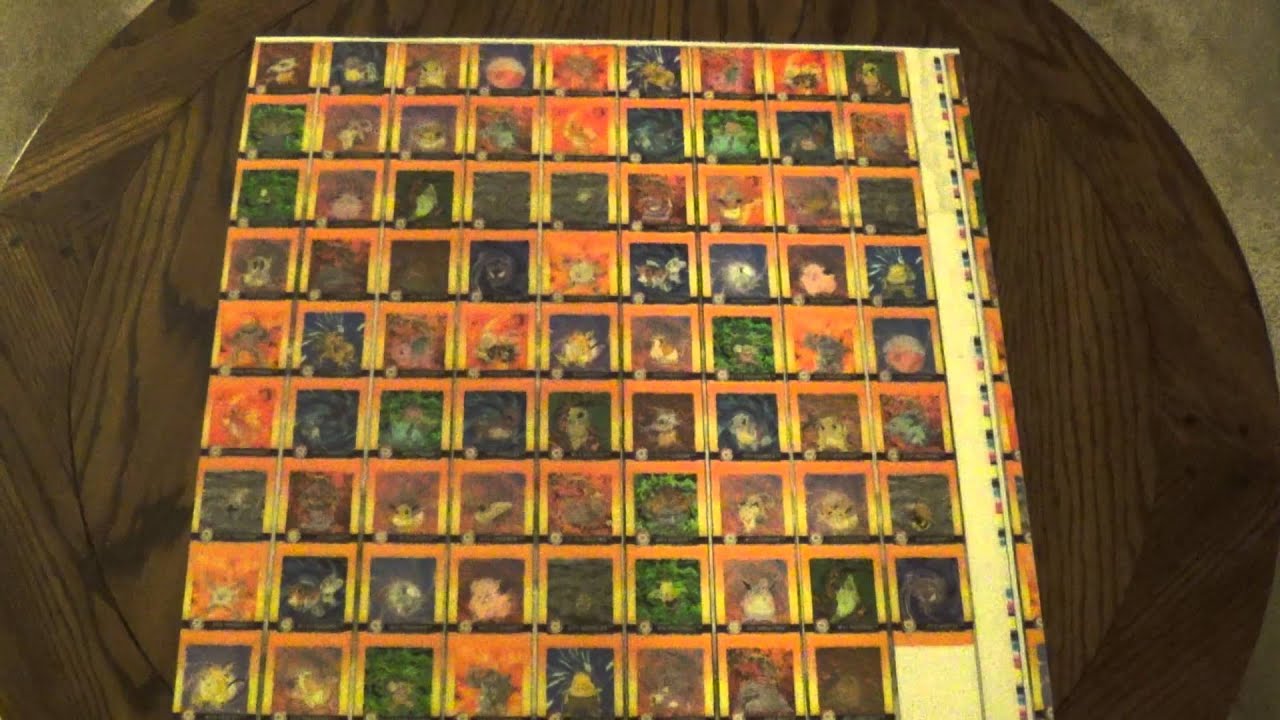 pokemon 8 uncut sheets 7 14 topps lenticular chrome flipz pokemon card sheets
