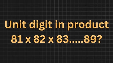 Example 34 | Number System | Quantitative Aptitude | S Chand | RS Agrawal