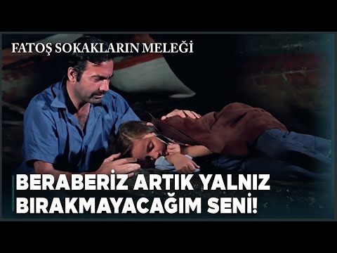 Fatoş Sokakların Meleği Türk Filmi | Murat ile Fatoş Sokaklarda Birbirlerine Destek Olur