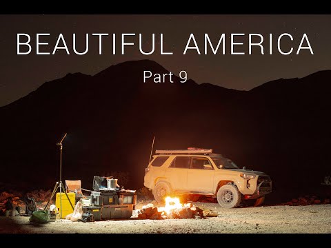 BEAUTIFUL AMERICA - Part 9 - Cerro Gordo Ghost Town, Camping and Cooking in Death Valley