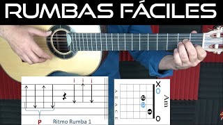 Video thumbnail of "Las 7 Rumbas mas fáciles de aprender para iniciarte (sólo 4 acordes) Tutorial. Jerónimo de Carmen"