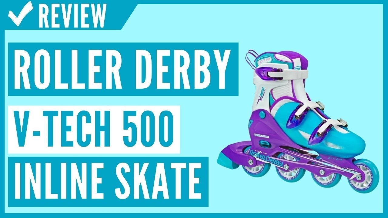 Roller Derby Womens V-Tech 500 Button Adjustable Inline Skate 