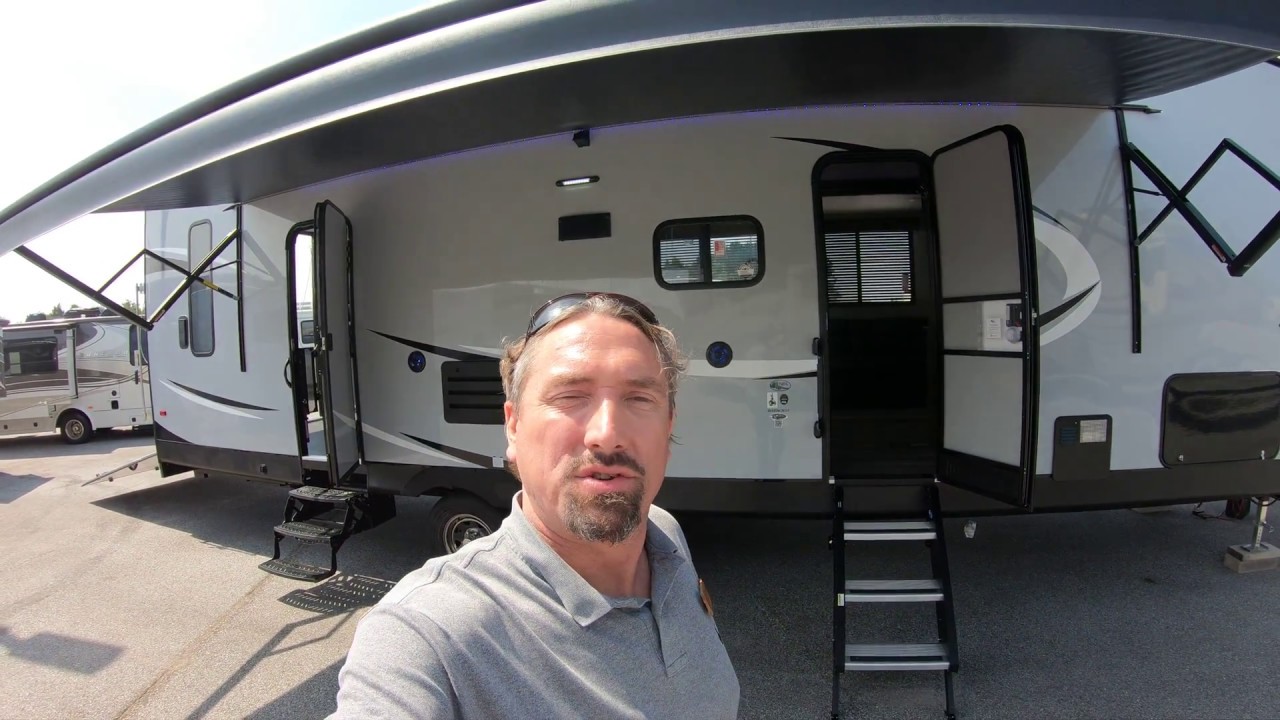 2019 Wolf Pack 315 Pack 12 Fifth Wheel Toy Hauler - YouTube