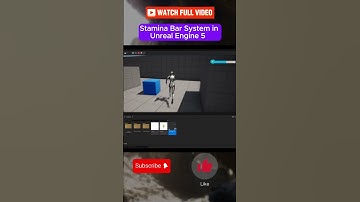 Stamina Bar System In Unreal Engine 5 #Shorts #unrealengine