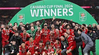 Liverpool Celebration After Winning Carabao Cup 2024!