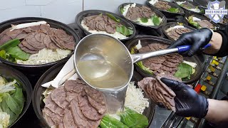 การผสมผสานขั้นสุด! การผลิตขาวัวเผ็ดมาลาทังจำนวนมาก/อาหารข้างทางของเกาหลี