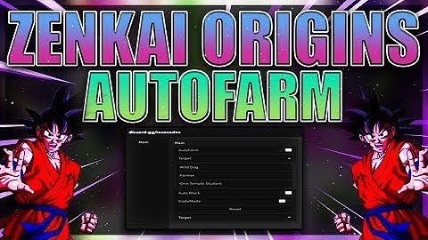 [NEW] Zenkai Origins Script GUI / Hack | Autofarm | God Mode | Infinity Zeni