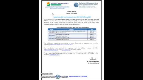 NTA Latest Updates ! Joint CSIR-UGC NET Exam June 2021 ।। CSIR-NET 2021-22 New Exam Date ।। CSIR NET