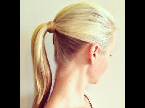 Quick & Easy Sleek Pony Tail Hair Upstyle - 'The Proudest Pony' - The Mane Event