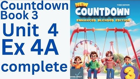 oxford countdown book class 3 Unit 4 Ex 4A|| class 3 Unit 4 Ex 4A 💯 solution @ytacademy198