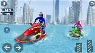 Jet Ski Boat Racing Games 2021 - Water Boat Racing Simulator - Android Gameplay screenshot 4