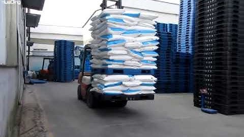 2T move plastic pallet test