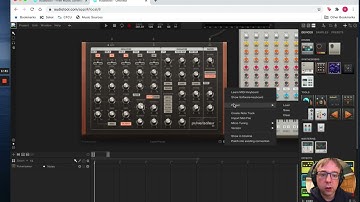 Audio Tool—adding a synthesizer and setting its sound in your workspace