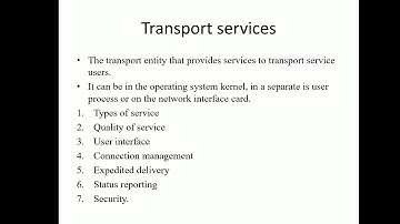 Communication networks / unit-4 / Transport service primitives / MAMSE