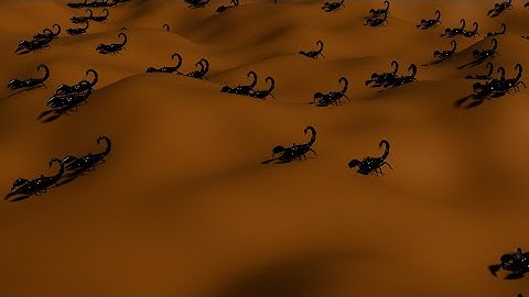 Scorpion Modelling and Animation 3.3 - Rigging and Skinning 2