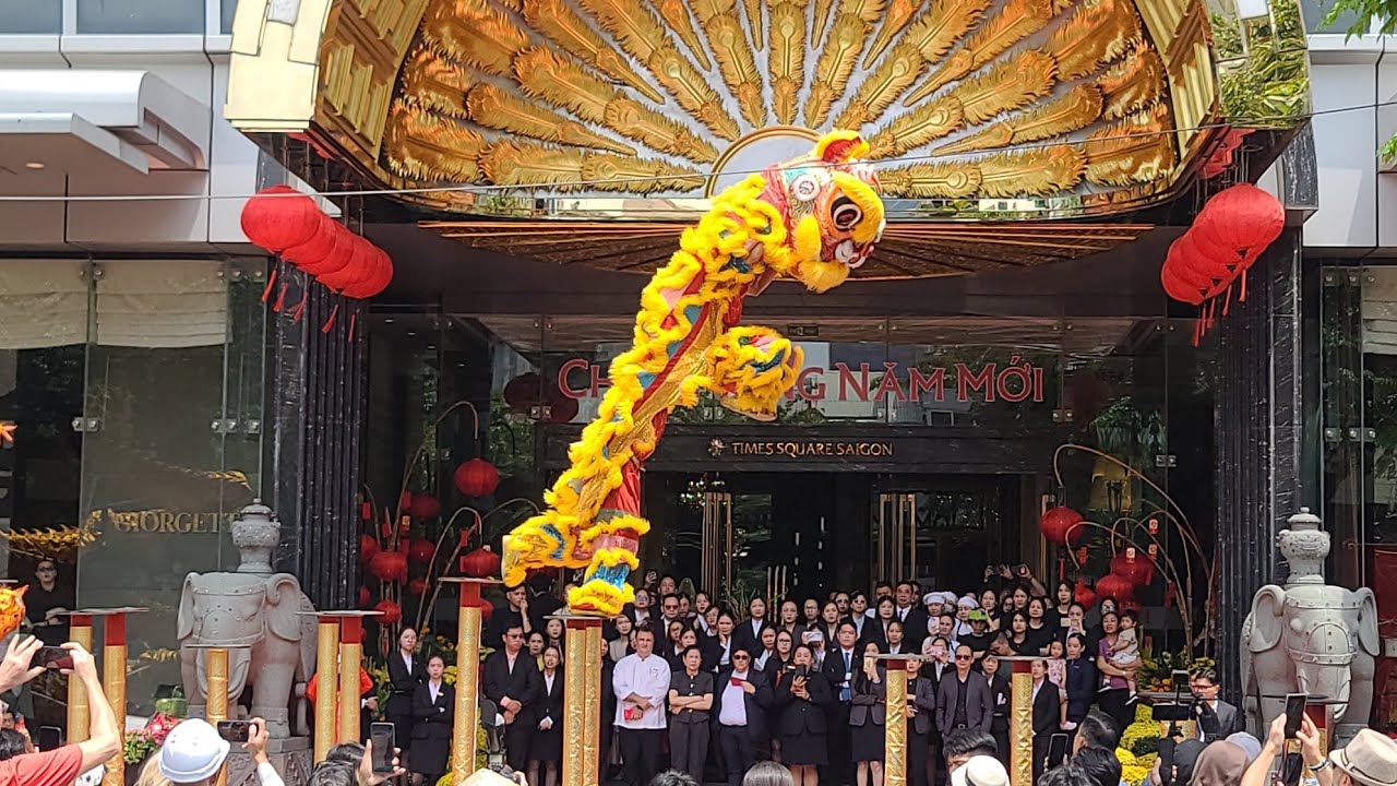 Mãn Nhãn với nhiều tiết mục đẹp mắt Hằng Anh Đường Mùng 9 Tết 2026 - Tòa Nhà Times Square Saigon 