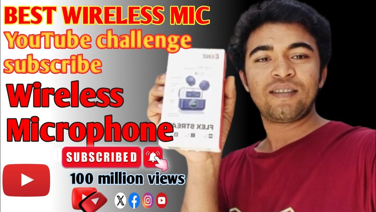 Wireless Microphone unboxing my first block