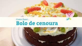 Bolo de Cenoura com Nozes