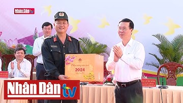 Chủ tịch nước Võ Văn Thưởng thăm, chúc Tết tại tỉnh Đồng Tháp