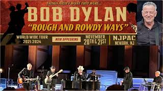 Bob Dylan At Njpac Show In Newark Salutes The Boss And Other Jersey Natives