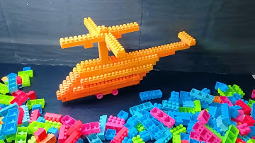 Satisfying DIY Lego Helicopter | Lego Building Blocks Videos #buildingblockstoys #lego